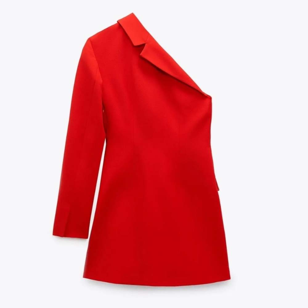 Zara Asymmetric blazer dress - Picture 5 of 12